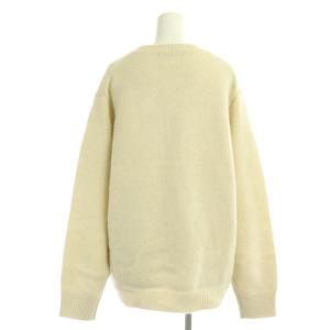 STUNNING LURE クルーネックニット セーター 長袖 ウール M アイボリー