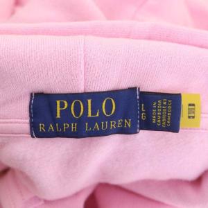 POLO RALPH LAUREN 近年モデル 裏起毛 プルオーバーパーカー 長袖 L ピンク