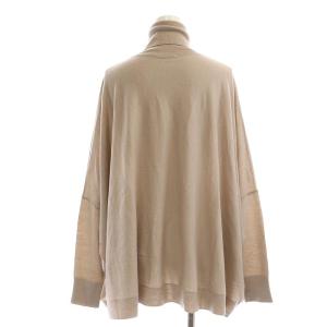 L'Appartement T/N Volume Knit ニット カットソー 長袖 タートルネック ウール ベージュ