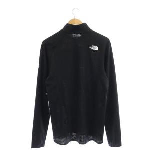 THE NORTH FACE エクスペディションドライドットジップハイ Tシャツ カットソー 長袖 XL 黒 ブラック NT12122