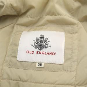 OLD ENGLAND Joshua Ellis社製生地 ダッフルコート アウター ロング フード 36 グレー