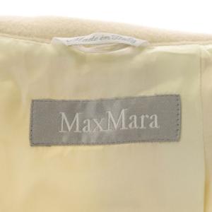 Max Mara ウール ロングコート 銀タグ アウター 40 クリーム