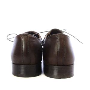 PADRONE DERBY PLAIN TOE SHOES ビジネスシューズ レースアップ レザー 42 27.5cm-28cm ダークブラウン