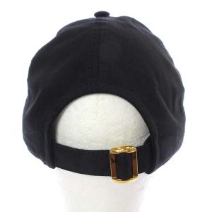 CELINE 2AUA1242N ベースボールキャップ 帽子 ロゴ M ブラック