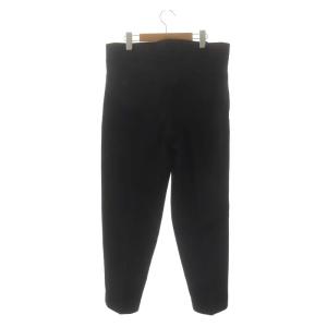 YOHJI YAMAMOTO COSTUME D'HOMME ウール テーパードパンツ ジッパーフライ 2 黒 ブラック
