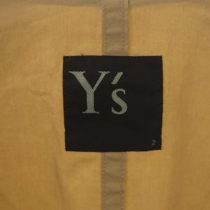 Y's ヨウジヤマモト スナップボタン スプリングコート チェスター ロング 2 ベージュ