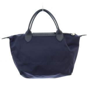 Longchamp ルプリアージュ ネオ トートバッグ ハンドバッグ ロゴ 紺 ネイビー