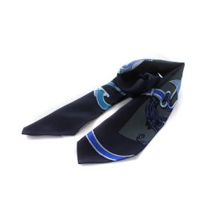 ツイルアップ NON APPLICABLE スカーフ シルク ネイビー ブルー