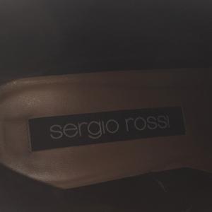 Sergio Rossi ショートブーツ レザー 39.5 ブラック