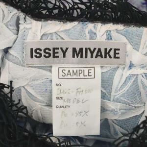 ISSEY MIYAKE ポンチョワンピース 総柄 フリンジ マルチカラー