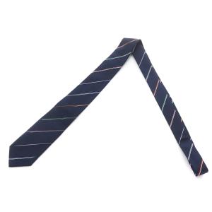PAUL SMITH ネクタイ レギュラータイ シルク ストライプ ネイビー