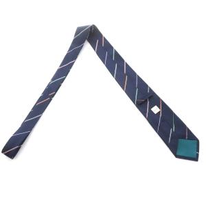 PAUL SMITH ネクタイ レギュラータイ シルク ストライプ ネイビー