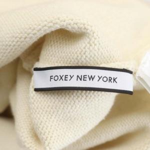 FOXEY NEW YORK ETOILE BRILLANTE ニットカーディガン 38 アイボリー 43401
