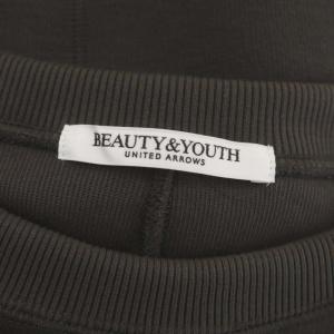 BEAUTY&YOUTH UNITED ARROWS 23AW ダブルフェイス マキシワンピース ロング 長袖 グレー