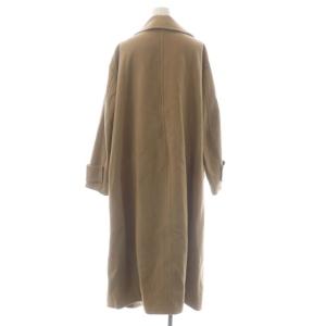 CLANE UPNECK OVER DOUBLE COAT 1 キャメル