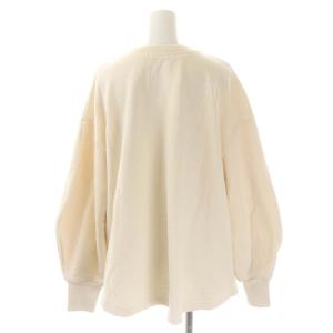 CLANE 22AW BULKY SLIT SET UP セットアップ 上下 スウェット トレーナー 長袖 ジョガーパンツ 1 アイボリー