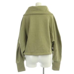 CLANE 22AW HALF ZIP SHORT TOPS トップス スウェット トレーナー ハーフジップ コットン 2 カーキ