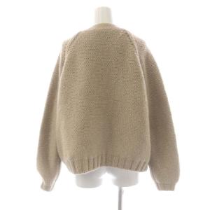 Drawer モヘア混 ニット カーディガン 長袖 Vネック 1 ベージュ