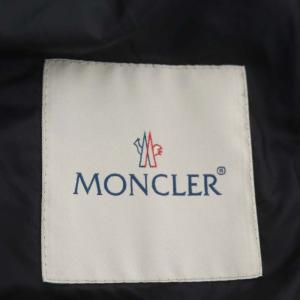 MONCLER FLEOLE ダウンコート アウター ミドル丈 ボリュームネック 0 ブラック