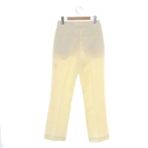 UNITED ARROWS P ATTRACTIVE パンツ スラックス ストレート ジッパーフライ 36 オフホワイト