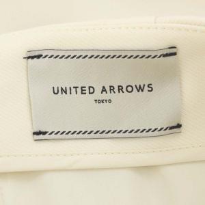 UNITED ARROWS P ATTRACTIVE パンツ スラックス ストレート ジッパーフライ 36 オフホワイト
