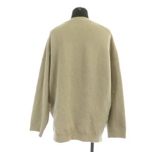 EVERYDAY I LIKE FLANNEL クルーネックニット セーター 長袖 クルーネック ベージュ