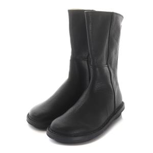 trippen MID-BOOT SAT232 バックZIPミディアムブーツ レザー  36 ブラック
