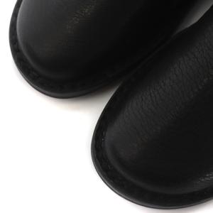 trippen MID-BOOT SAT232 バックZIPミディアムブーツ レザー  36 ブラック