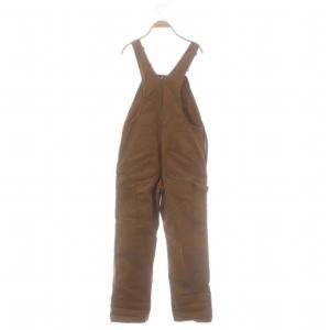 Carhartt 22AW CANVAS BIB OVERALL オーバーオール ストレートパンツ コットン XS ブラウンベージュ
