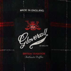 GLOVERALL ダッフルコート ロング シングル ウール 紺 ネイビー