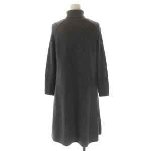 ANAYI タートルネックニットワンピース ウール ひざ丈 長袖 36 グレー