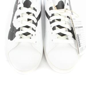 adidas Originals MARIMEKKO STAN SMITH W スニーカー レザー 23.5cm 白 ホワイト 黒 ブラック H04073