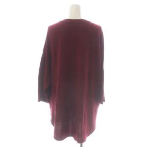 AMERICANA 21SS アパルトモン別注 Football T-sh Tシャツ カットソー 八分袖 ワインレッド