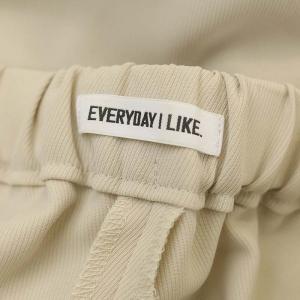 EVERYDAY I LIKE 22AW Easy Flare パンツ(2wayカルゼ) イージー フレア センタープレス 38 エクリュ