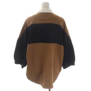 AMERICANA ハーフボタン 襟付きカットソー ラガーシャツ 長袖 茶 紺 白