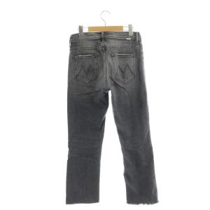 MOTHER AOS INSIDER CROP デニムパンツ ジーンズ カットオフ 27 グレー