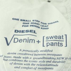 DIESEL Fayza-Ne Sp ジョグジーンズ デニム パンツ テーパード イージー ドロスト コットン混 23 青 マルチカラー