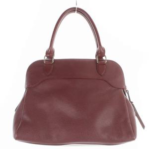 Longchamp ショルダーバッグ ハンドバッグ レザー 2way ロゴ ボルドー