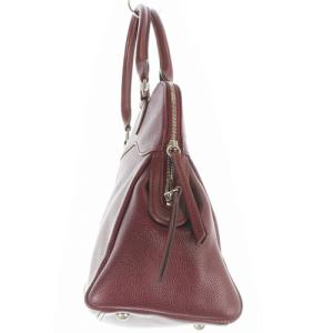 Longchamp ショルダーバッグ ハンドバッグ レザー 2way ロゴ ボルドー