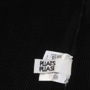 PLEATS PLEASE ISSEY MIYAKE カーディガン プリーツ 半袖 03 ブラック