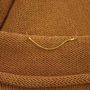 L'Appartement ニュアンスニット セーター 長袖 プルオーバー キャメル