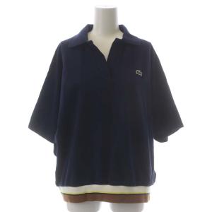 ドルマンスリーブスキッパーネックポロシャツ 半袖 M 紺 ネイビー