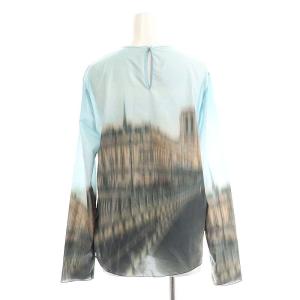 Ameri VINTAGE 22SS SULLY ELASTIC CREW NECK TOP トップス カットソー 長袖 S ライトブルー