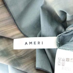 Ameri VINTAGE 22SS SULLY ELASTIC CREW NECK TOP トップス カットソー 長袖 S ライトブルー