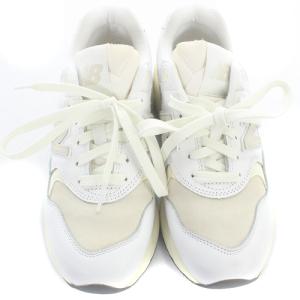 New Balance IENA取り扱い 23AW MT580VTG スニーカー ロゴ レザー 23.5cm ホワイト