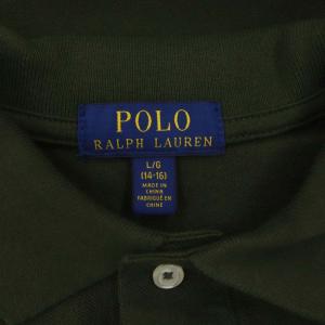 POLO RALPH LAUREN ポロシャツ 半袖 ビックポニー L カーキ