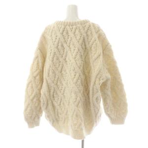 nest Robe 22AW Peruvian Wool Handknitted Cable Stitch Sweater セーター ケーブルニット