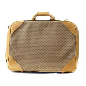 GUCCI GGマイクロ ソフトトランク  ボストンバッグ ベージュ 20 010 4687