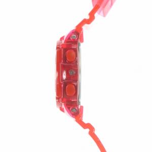 CASIO G-SHOCK ベイビージー Baby-G カラースケルトン 腕時計 アナデジ クォーツ ショックレジスト カレンダー ラバー 赤 レッド