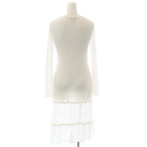 TOCCA 22SS AJISAI LONG CARDIGAN ロング カーディガン Vネック 薄手 長袖 F 白 ホワイト 7018514